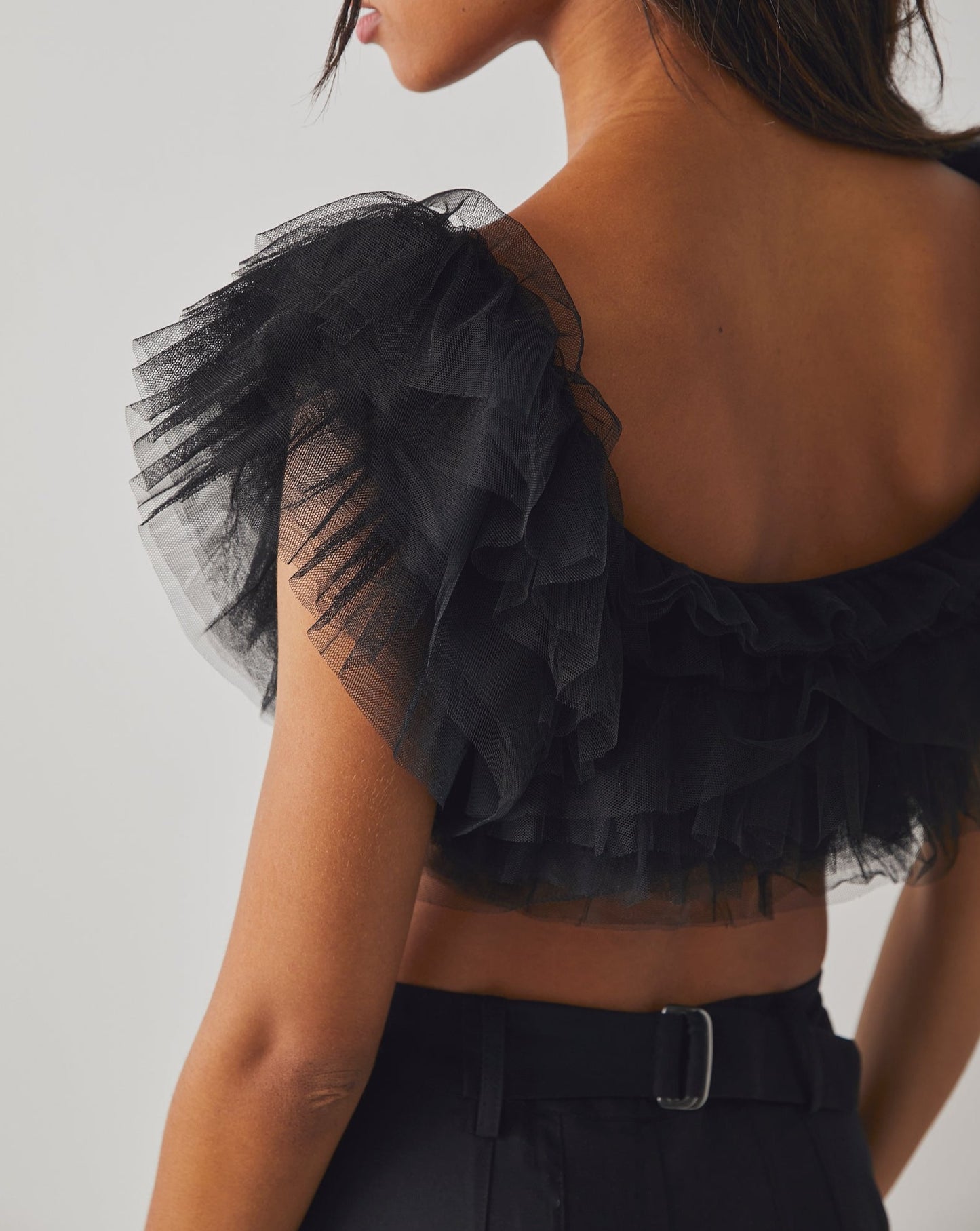 Birthday Cake Ruffle Cami In Black Free People Canada