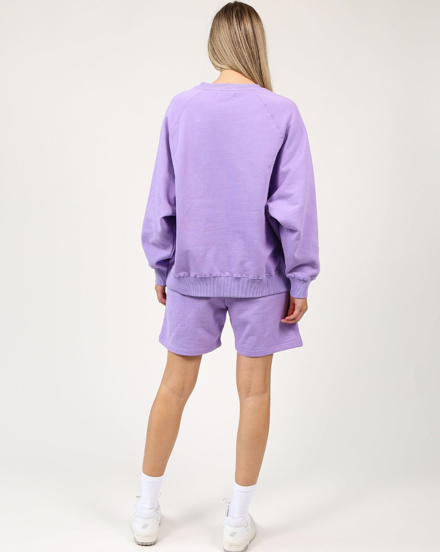 Brunette Basics Not Your Boyfriend's Basic Crew In Violet