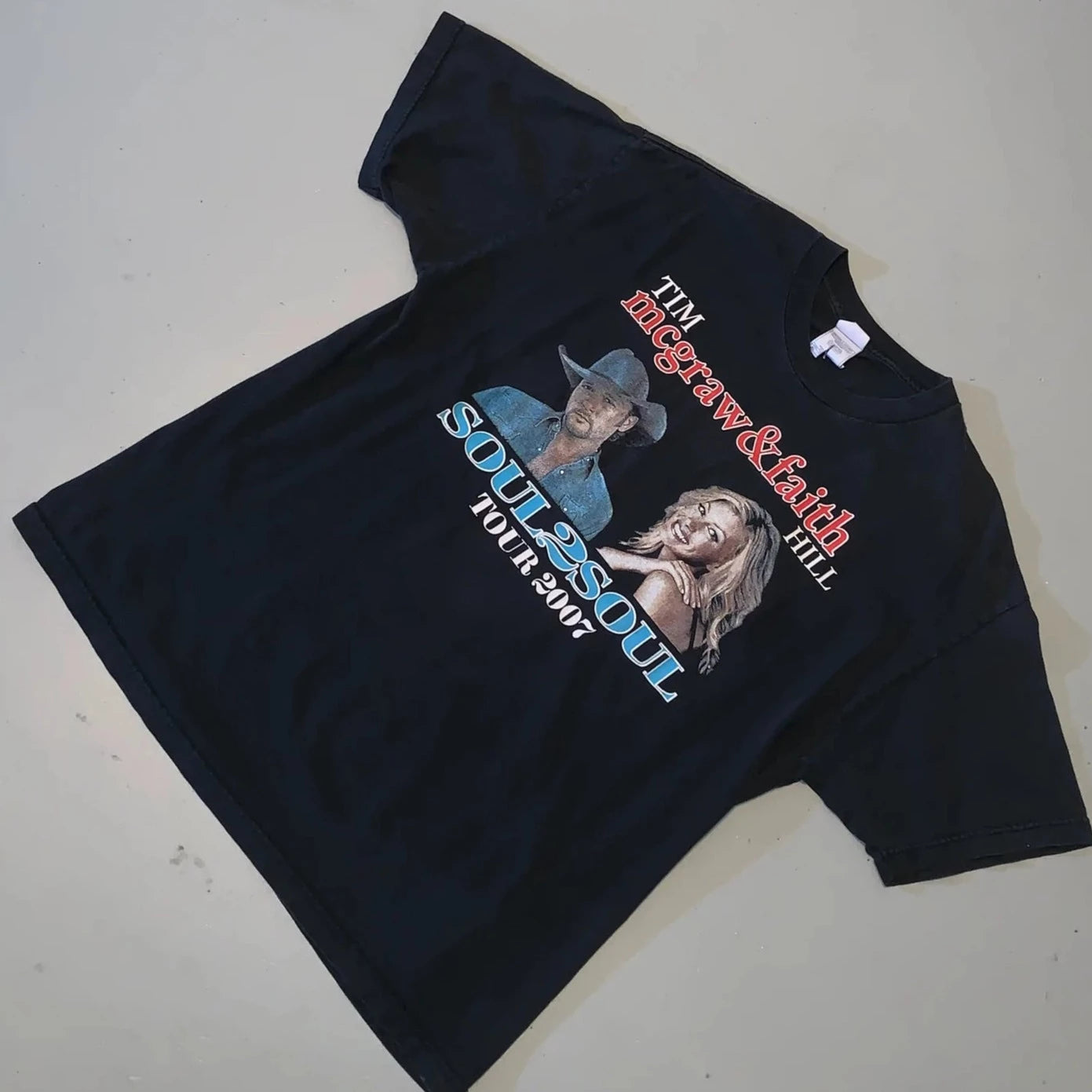 Vintage Tim McGraw & Faith Hill 2007 Tour Tee