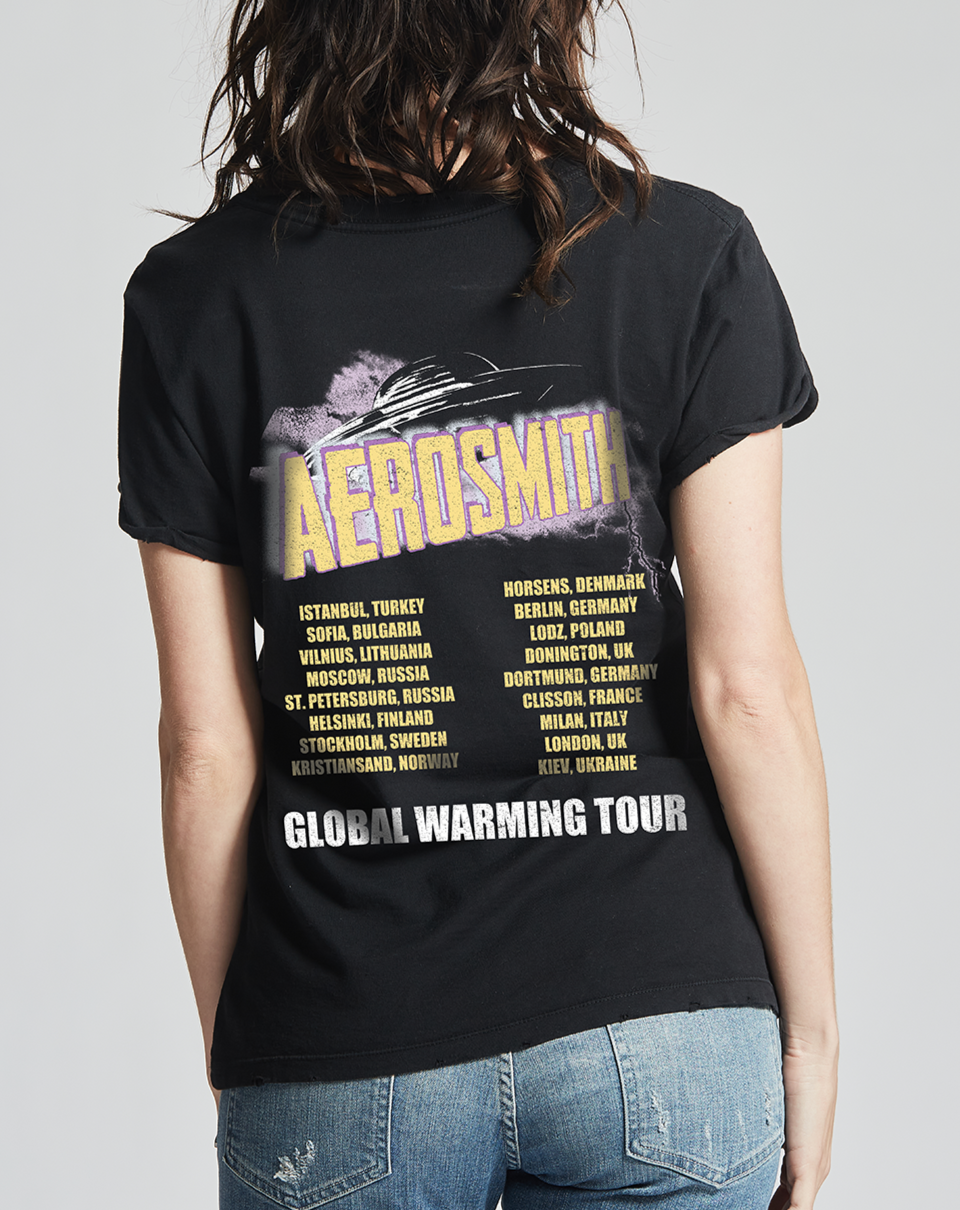 Aerosmith Band Logo Graphic T-Shirt Recycled Karma