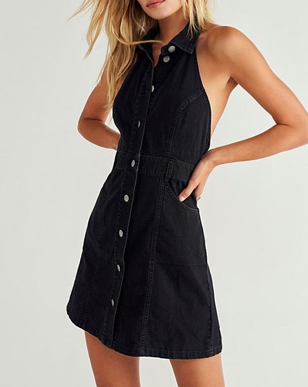 Boutique denim outlet dress