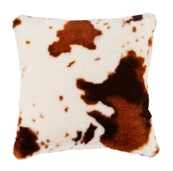 Cowhide hotsell print pillows