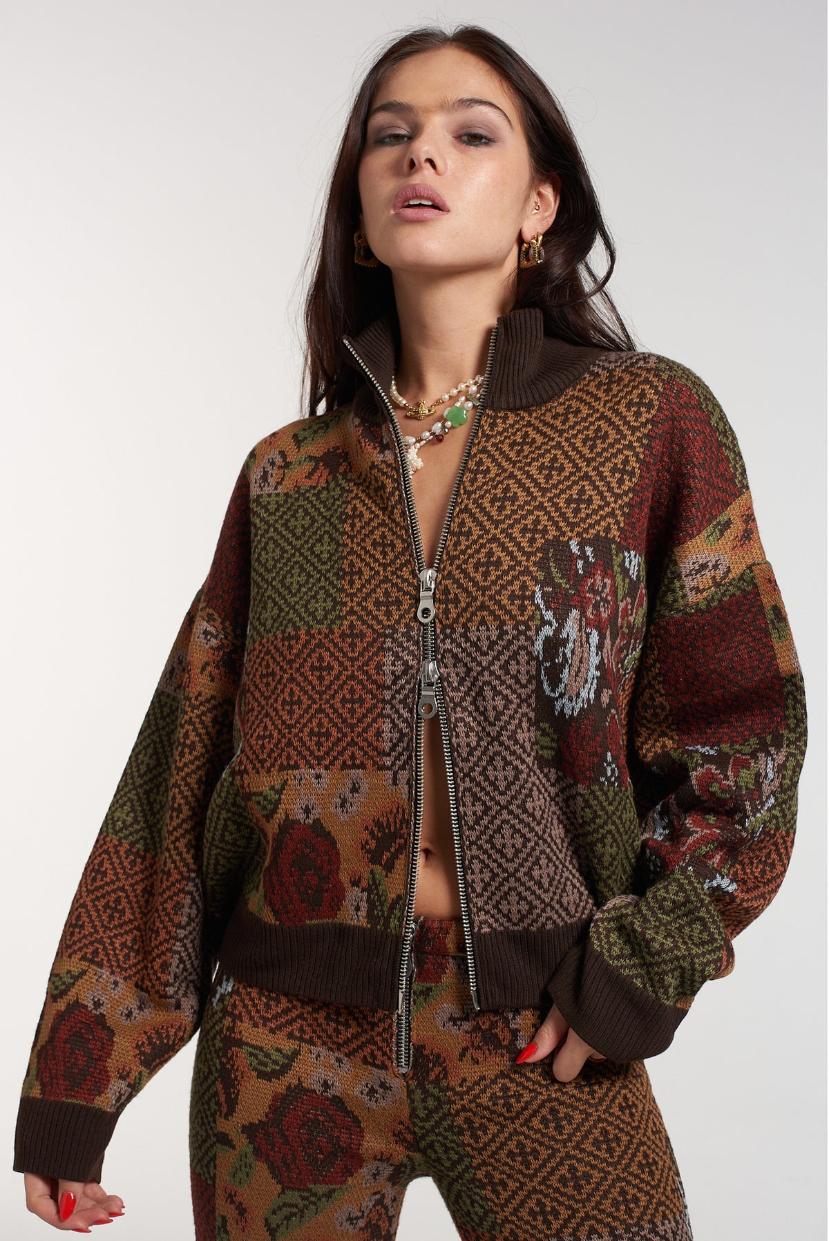Chakra Eco Friendly Printed Jacket Milk It