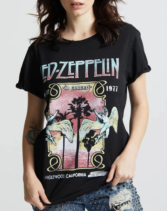 Led Zeppelin California Graphic Tee Recycled Karma