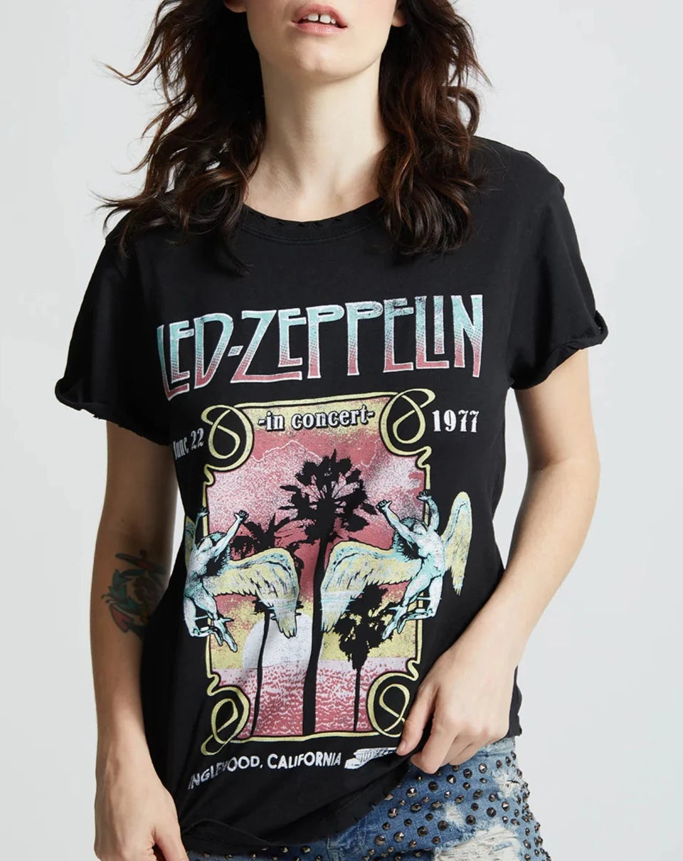 Led Zeppelin California Graphic Tee Recycled Karma