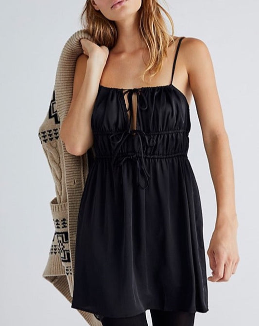 Meant To Be Mini Slip Dress Free People