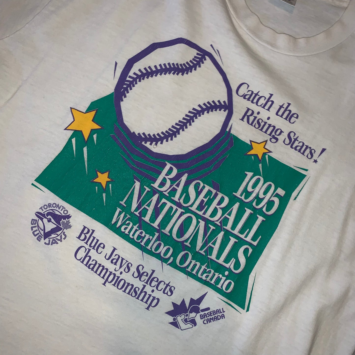 Vintage 1995 Baseball Nationals Tee