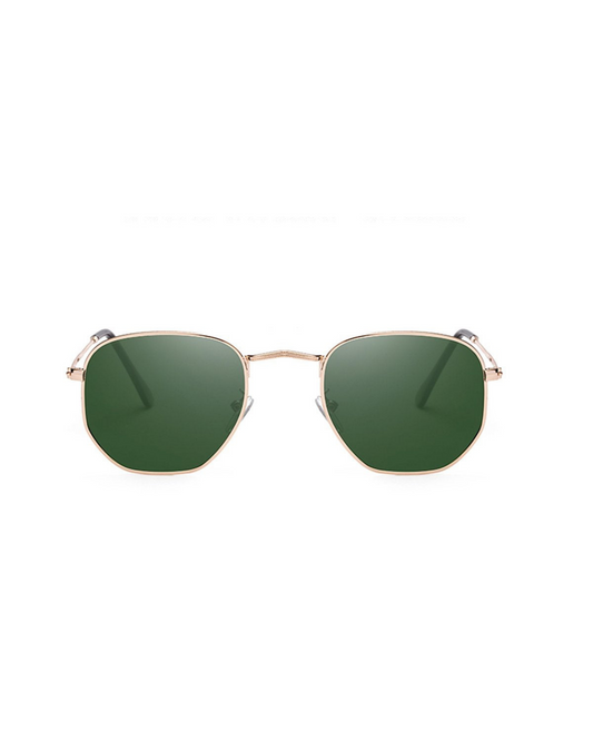 Hex Sunglasses In Gold - The Details Boutique