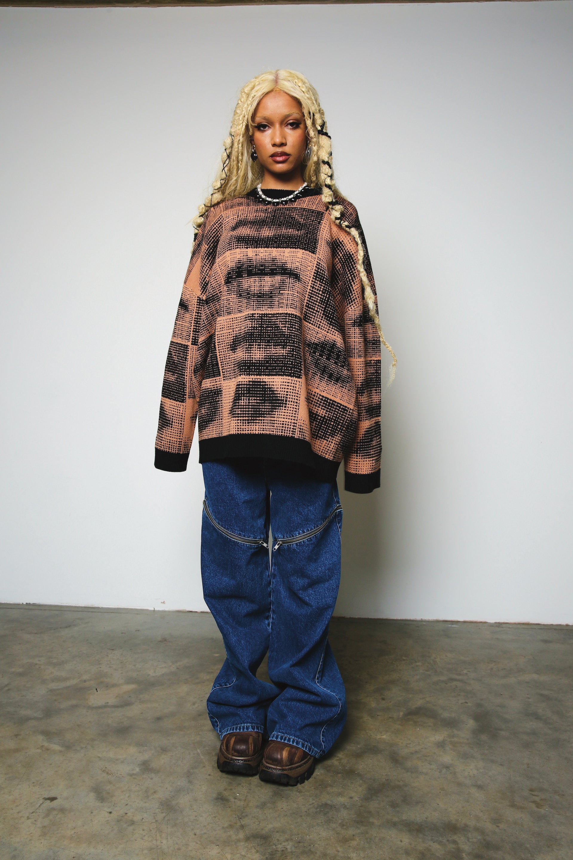 Whisper Knit Ragged Jeans