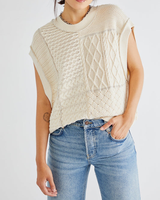 Take The Plunge Knit Vest Free People