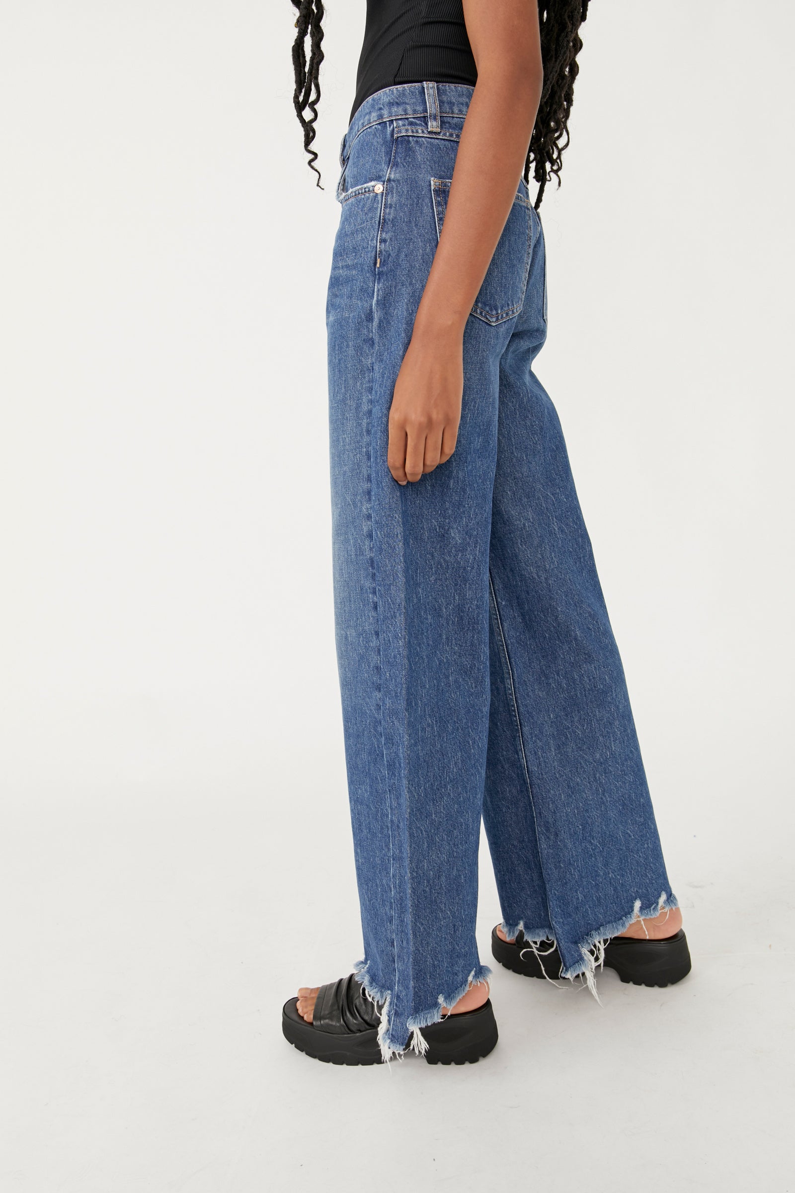 Straight Up Baggy Jeans Free People