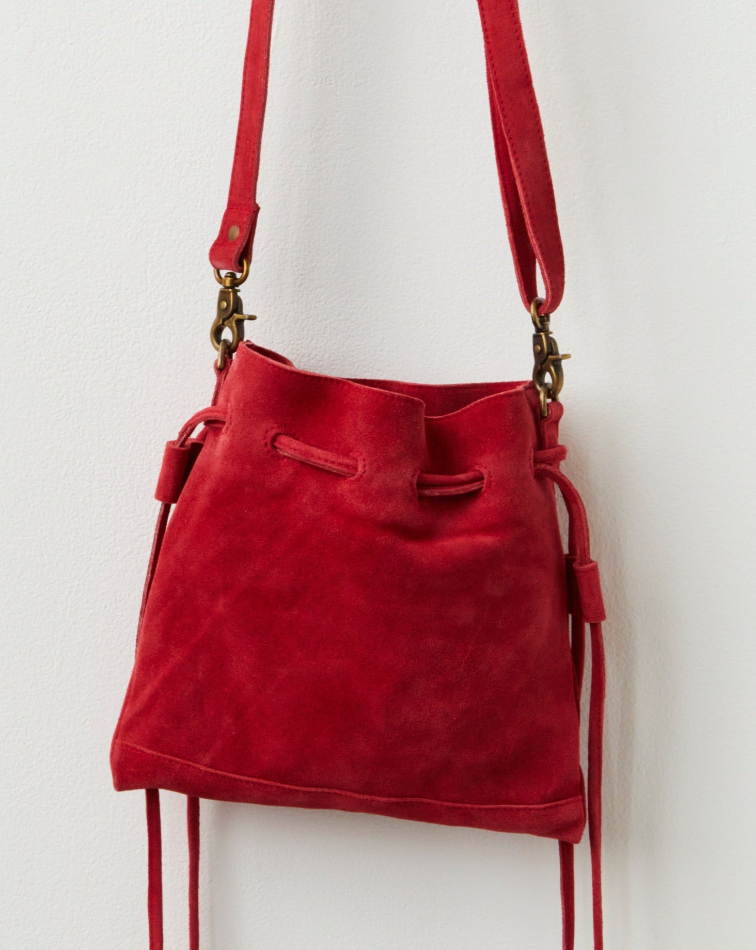 Billie Suede Cross Body Red Hot Free People