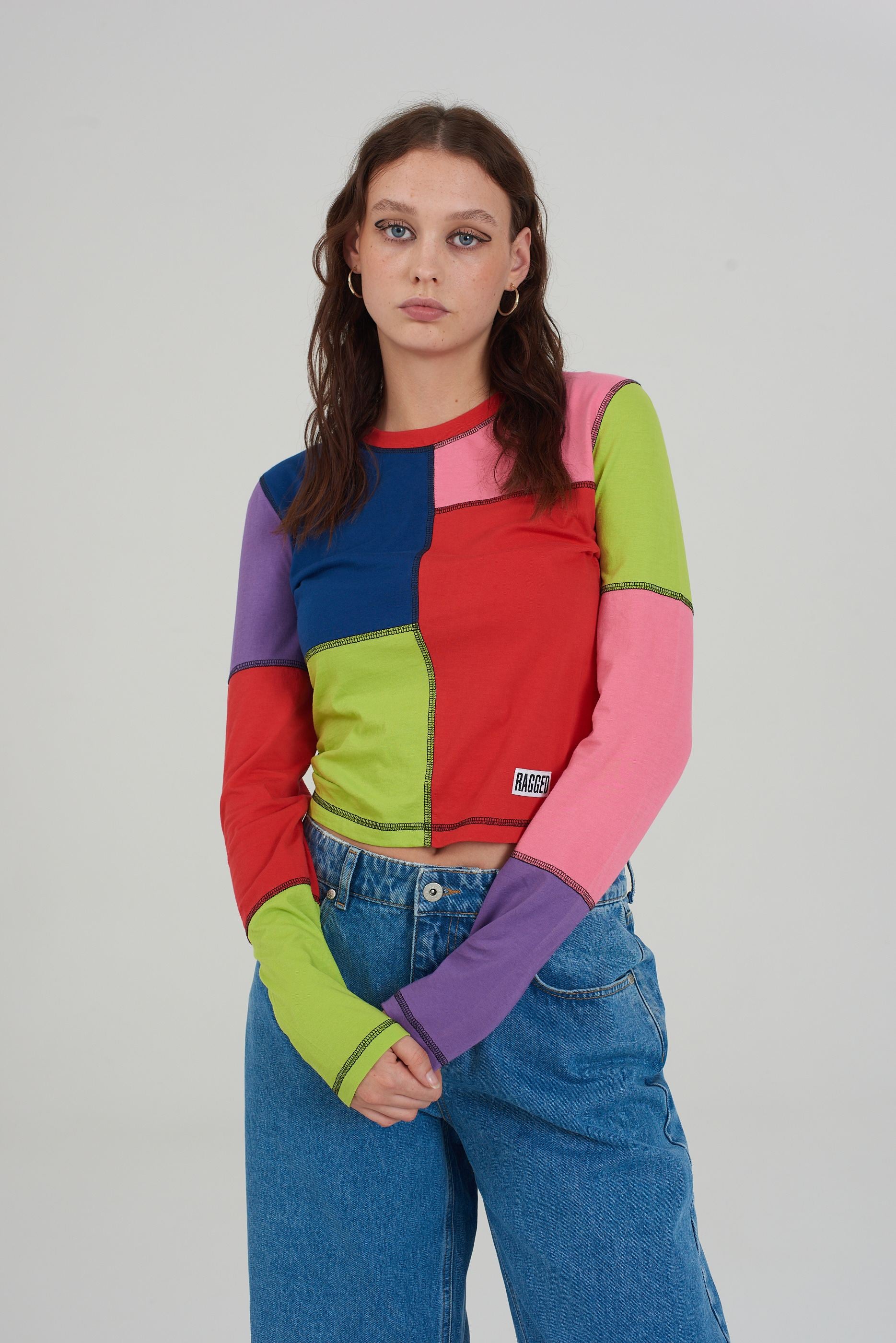 Pass Tee Ragged Jeans