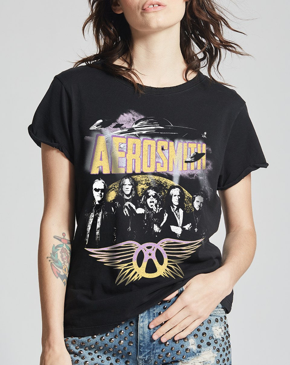 Aerosmith Band Logo Graphic T-Shirt Recycled Karma