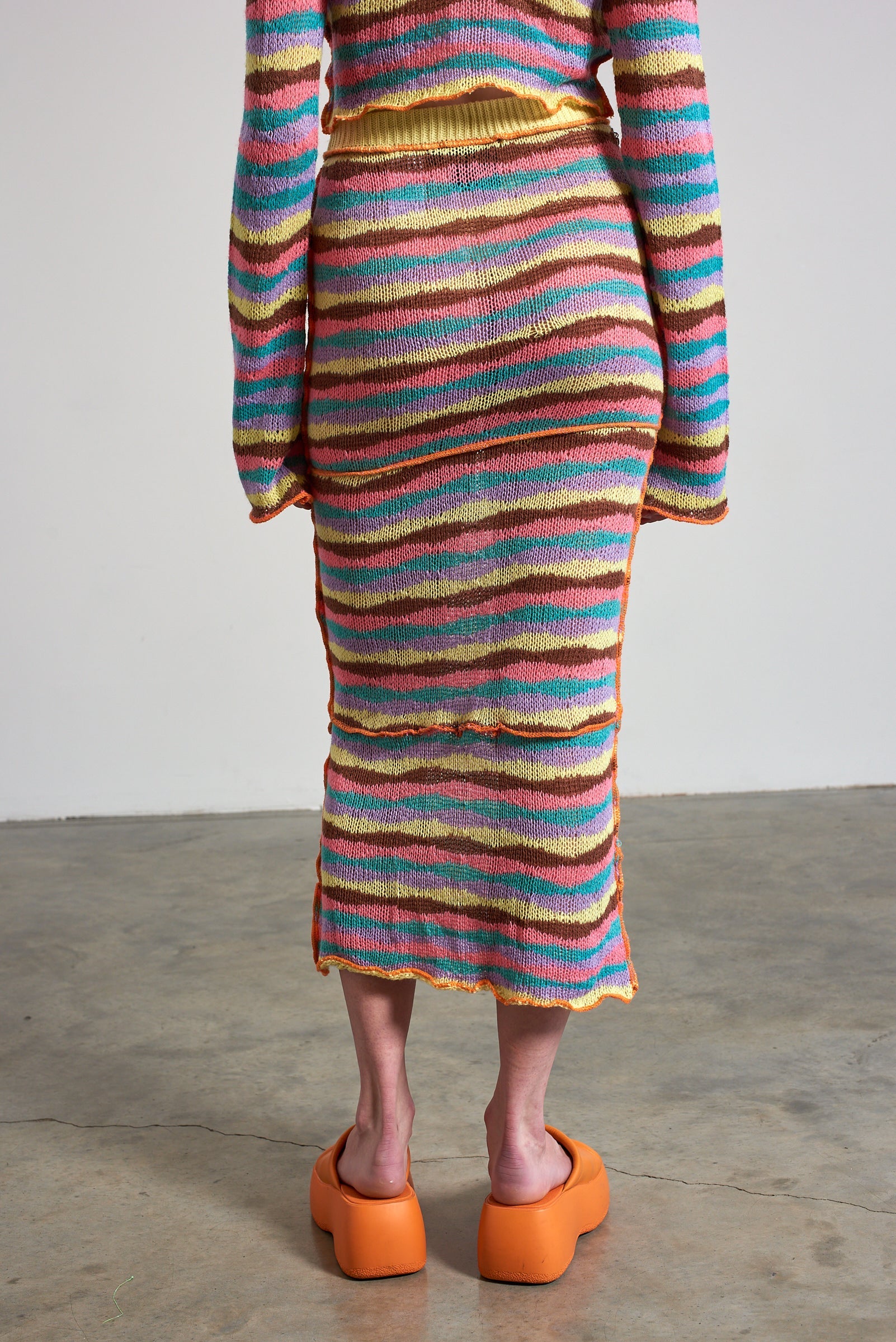 Artist Skirt Ragged Jeans
