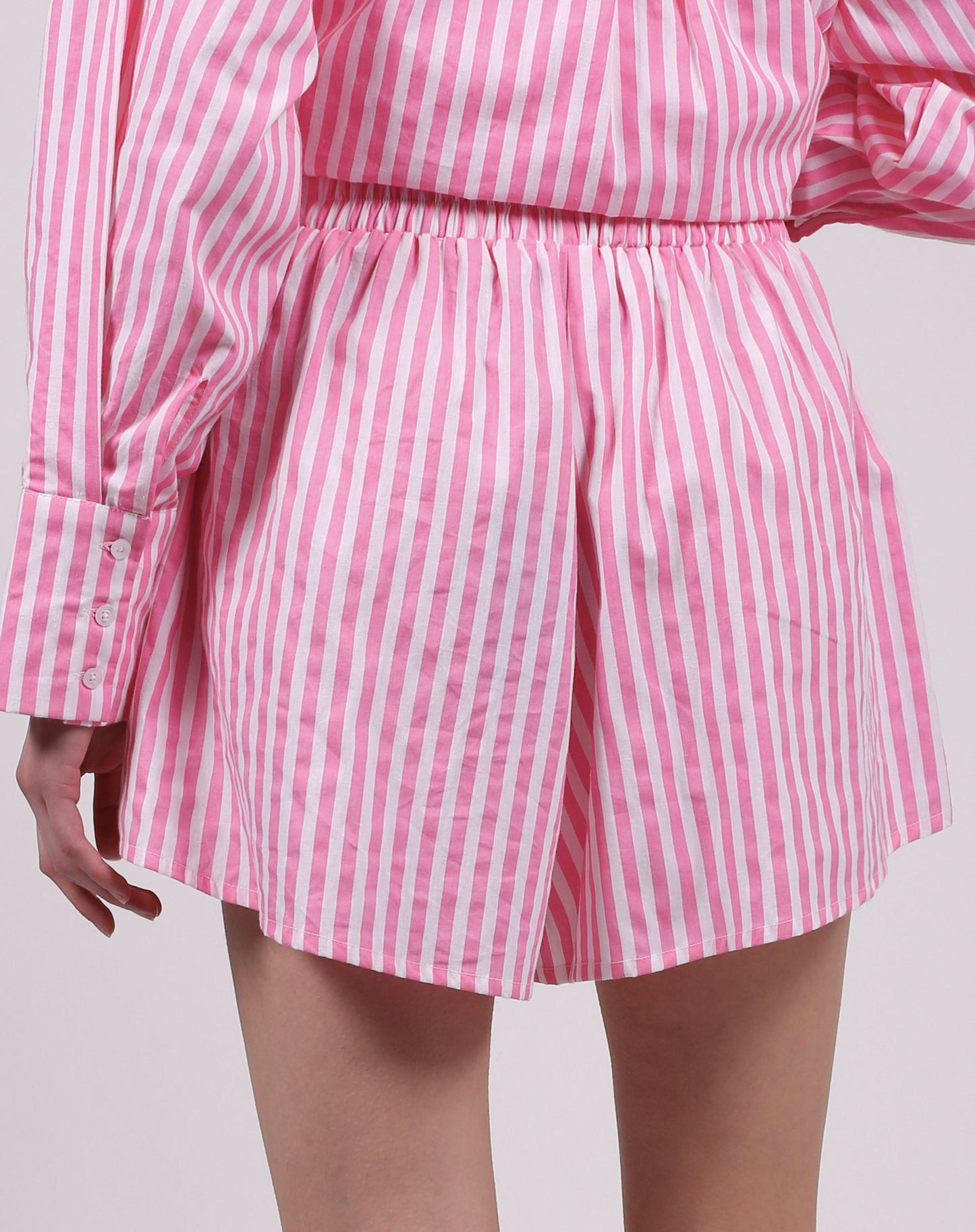 Striped Short In Pink